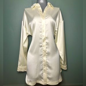 Intempo silk dress shirt/dress
